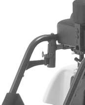 COMFORT ADJUSTMENTS JOYSTICK EXTENSION The joystick/controller can easily slide out away from the armrest or in toward the armrest. ARMREST To extend the joystick: 1. Use a 1/8-in.