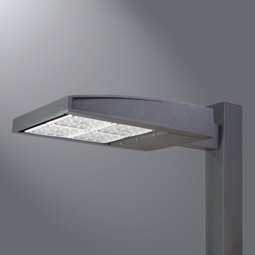 DESCRIPTION The Galleon LED luminaire delivers exceptional performance in a highly scalable, low-profile design.