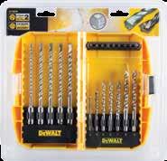 5 x 1 Magnetic Holder x 1, Magnetic Drive Guide x 1 Supplied in Tough Case SDS Plus Drills;