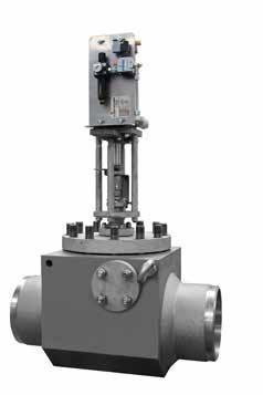 safe closing of the disc is realized by the ancillary actuator (pneumatic, hydraulic actuator). Actuator type as specified by the customer.