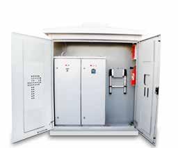 Tecnical data 55 Rated primary voltage 50 HZ Low voltage compartments components index > > Oil inspection window of transformer > > Telescopic ladder > > The hatchway to underground > > Low voltage