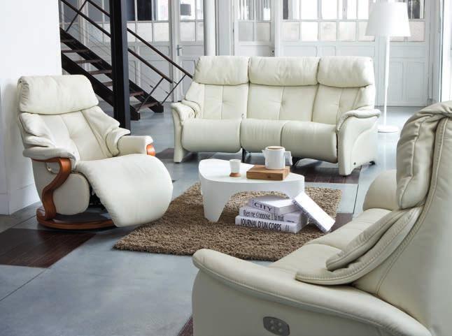 00 THEMESE 3 SEATER SOFA with Manual Recliners on both Outer