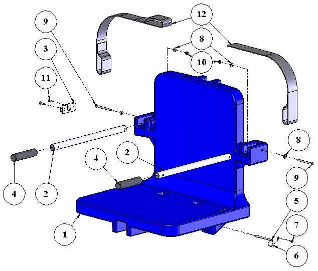 PARTS LIST: 22 CHAIR ASSEMBLY ITEM# QTY.