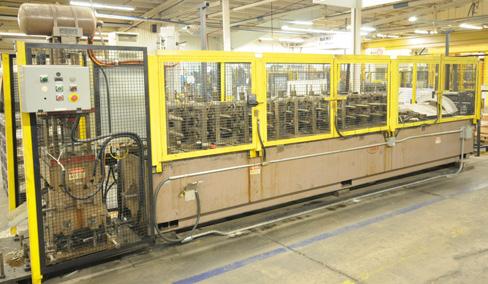 105 working capacity, 48 max working width, s/n DTS453 AIR FEEDS INC 275X9 servo feeder with.