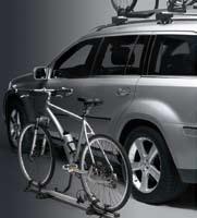 carrier bars Depending on the maximum roof load, up to four bicycle racks can be fitted per pair of basic carrier bars. Each bicycle rack can hold one bicycle with a max.