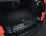1. PREMIUM REAR CARPET CARGO MAT. (1) in place, and divided storage compartments coordinated to match your vehicle s interior. Our premium mat is constructed of a durable for better organisation.