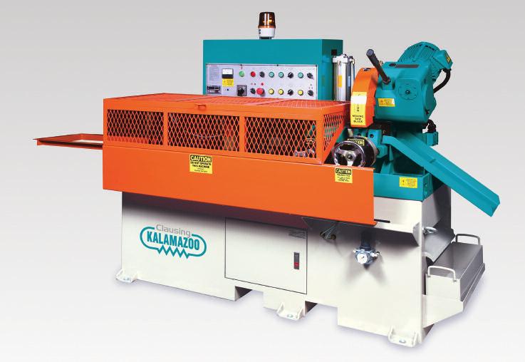 Clausing Kalamazoo Automatic Ferrous Cutting Circular Saw FHC350A Drive Motor 2/3 Hp (2/1.5kw) Electricals 208/230v. or 460v. - 3ph Spindle Speeds (rpm) 70/35 Max. Blade Size 10" - 1 (250-350mm) Max.