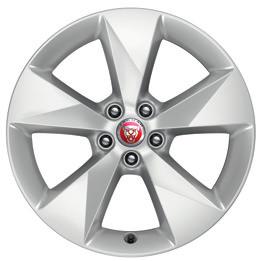 Silver Finish C56G 2 X X 18" 5 Spoke 'Style 5048' with Silver Finish C56H