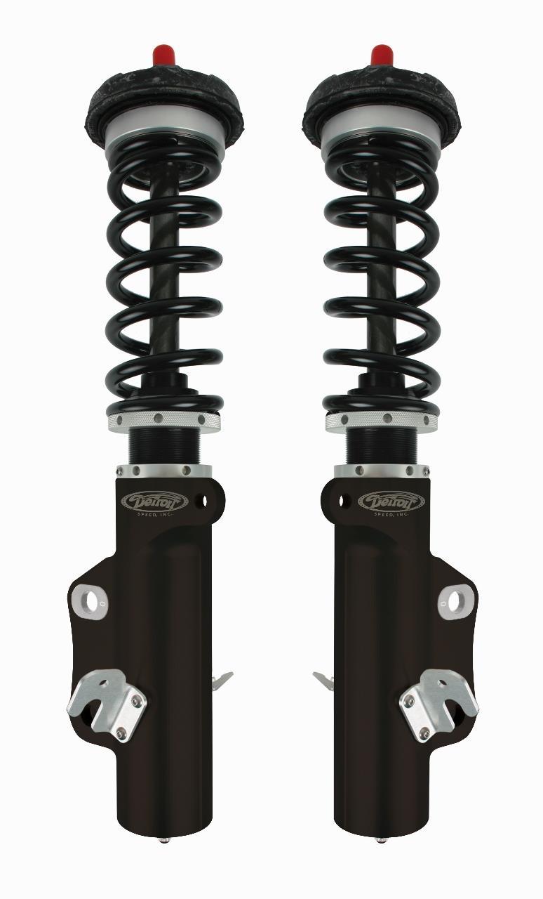 The adjustable spindle bracket allows ride height to be adjusted without affecting strut travel.