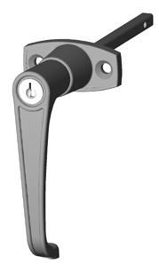 010-0200 Non-Locking / 010-0300 Locking L-Handle Non-locking L handles provide