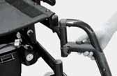 7) Press the Lever (E) on the Footrest Frame