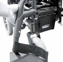 Leg Rests The HS-6200 is equipped with a swing-away & detachable leg rests, which are height adjustable.