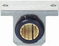 housing with RJUM bearings Aluminium housing Small Standard with RJUM-01 Inner Ø Options: 01: Standard with RJUM-01 03: With RJUM-03 04: With RJM-01 ousing: Aluminium, equipped with drylin R linear