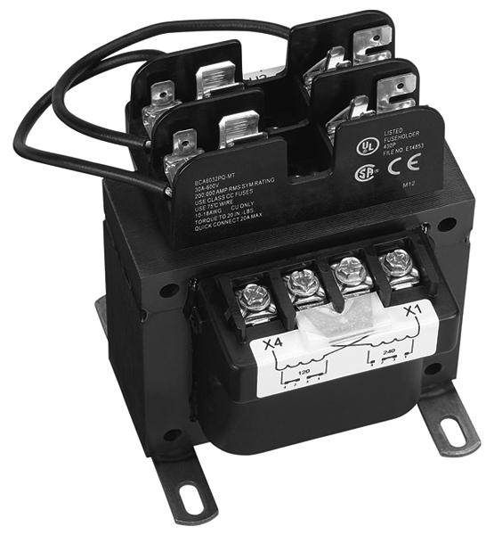 Bulletin 1497B Control Power Transformers Bulletin 1497B Control Power Transformers are designed to reduce supply voltages to control circuits.