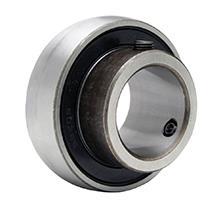STAINLESS STEEL BEARING INSERT SSB200 SERIES Ring & Balls Slinger and Retainer Seal Tolerance Bearing-grease Nitril rubber (NBR) P0 (ABEC1) Mobil FM222 food grease (FDA) BEARING NUMBER DIMENSIONS