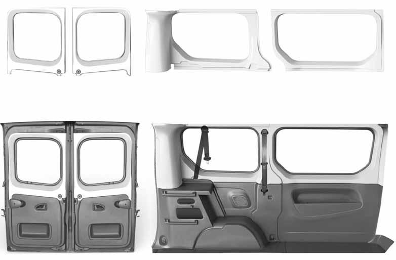 The interior trim kits boast an elegant design, redefining the look and style of the vehicle, in compliance with the highest quality