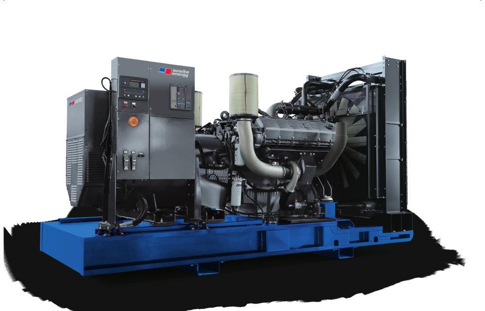 - Long maintenance intervals // Support - Global product support offered // Standards - Engine-generator set is designed and manufactured in facilities certified to standards ISO 2008:9001 -