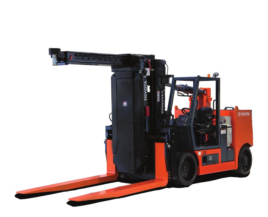 HIGH-CAPACITY ADJUSTABLE WHEELBASE QUICK-CHANGE BEAST 2-Speed Hydrostatic Transmission Extendable Counterweight 7" Touch Screen Multi-Function Display 15,000-80,000 lb.