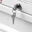 Bin Cabinets feature hook and loop fasteners to securely