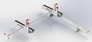 DROP-DOWN LADDER RACK STEP CHOOSE A MOUNTING KIT Model -0-0 EASIEST TO OPERATE 0% less effort to operate than competitor drop-down ladder racks, reducing strain on the operator LIGHTEST WEIGHT