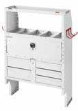 0" x ") 0--0 Drawer Secure Storage Module (" x " x ") 0 0--0 Accessory Back Panel (for " shelf unit ½" tall) --0 REDZONE Hook Cord or Tool Holder 0--0 Shelf Door (for " shelf unit) * 0--0 Van Shelf