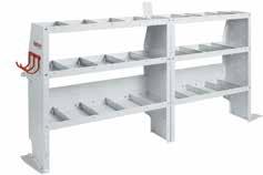 0--0 Shelf Door (for " shelf unit) 0--0 Accessory Back Panel (for " shelf unit ½" tall) --0 REDZONE hook cord or tool holder * --0 Van Shelf Mounting Kit (for Metris) HVAC / MECHANICAL 00-