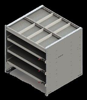DRAWERS 5037-0 Axess Tray with 1 shelf / no