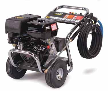 Cold Water Gas Powered Direct Drive Liberty HD Cart These Liberty Series models are tough gasoline-powered directdrive cold water machines that deliver cleaning power of up to 3500 PSI.