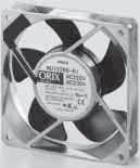 Cooling Fans MU Series 119 mm 25 mm Thick ( 4.69 in..98 in.
