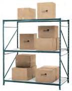 Pronto Bulk Storage Racks Shelving units are ideal for storage of heavy/bulk merchandise Feature a maximum capacity of 8000 lbs./section and 2000 lbs.