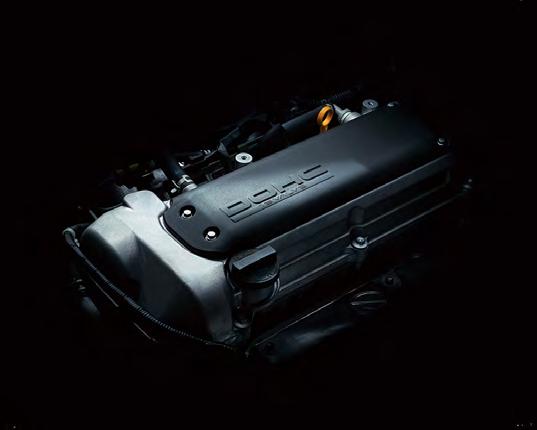 All aluminium engine M13A twincam 16-valve 1,328cm 3 Maximum output 62.
