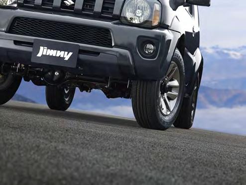 m/rpm Power when you need it The Jimny s compact but muscular all-aluminium engine delivers effortless