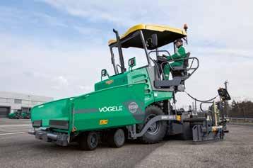 VÖGELE ErgoPlus 3 The ErgoPlus 3 Operator s Stand Excellent All-Round Visibility The comfortable operator s stand gives an unobstructed view of all crucial