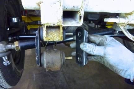 shackle nuts and washers using a 14