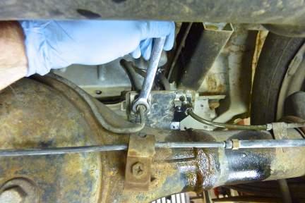 Step 126 If there is a second brake line,