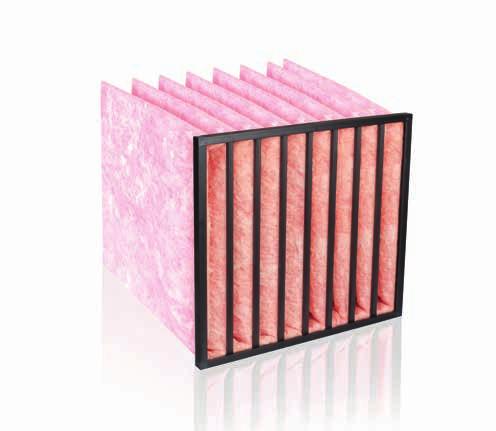 Fibatex Glass Fibre Pocket Filter M5 F9 AIR POWER GENERATION ROOM With a maximum operating temperature of 100 C (for the metal framed version), Fibatex is designed to operate in the most extreme of