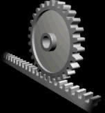 RACK AND PINION Rack and Pinion is used to transform rotary motion into