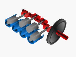 This type of mechanism can either convert rotary motion into