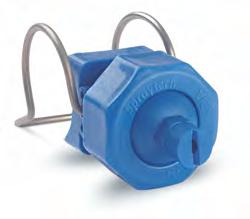 Clips used for clamping withstand to the pressure of 4 BARG.( 60 psi) Made of PP material which is resistant to chemicals, and give a long running life.
