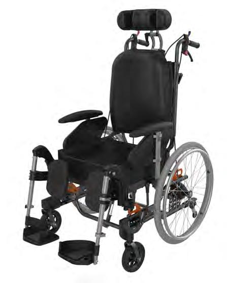 5. LIST OF COMPONENTS Aspire Rehab RS Tilt in Space Manual Wheelchair Aspire