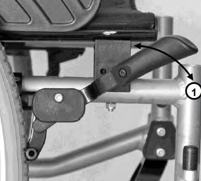 Brakes should always be locked when leaving an occupant unattended in the wheelchair.