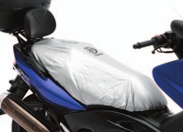 Saddle Cover Cover to put over your scooter s saddle Protects your saddle against sun, rain and dirt when parked Made from extra durable material Features the Yamaha tuning-fork logo 5GJ-W0702-00-00