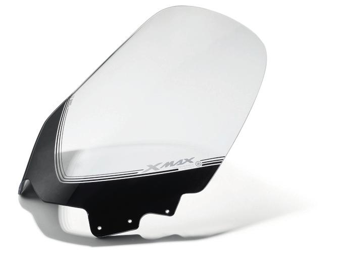 99 Same as original seat Sports Screen X-MAX Shorter screen for a sportier look Gives your X-MAX a sportier look High impact resistant, no sharp edges Easy to install, specifically designed to fit