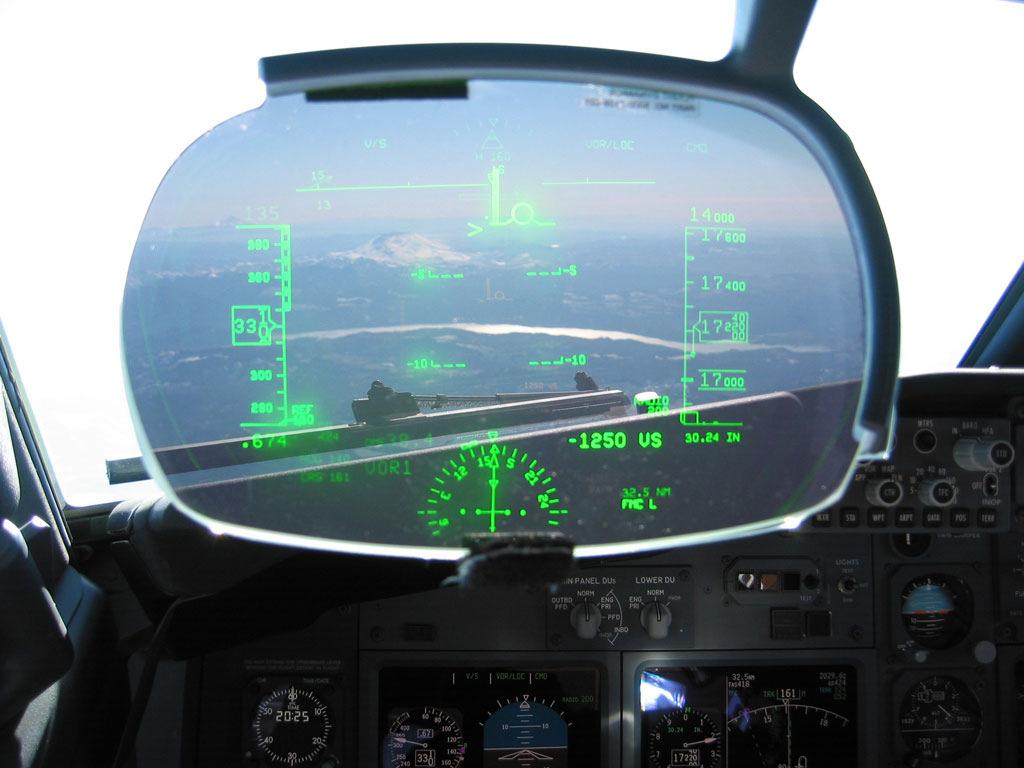 70 Figure 10.7: Heads-Up Guidance Display 35 Figure 10.9 shows the cockpit on a Boeing 787 31.
