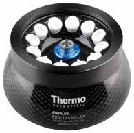 Thermo Scientific LEX Rotor Series Introducing the latest innovation in Thermo Scientific carbon fiber rotor techn ology.