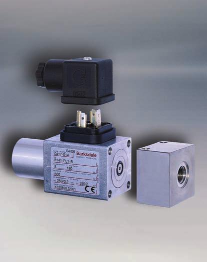 Compact Pressure Switches Type Series 8000 Series 8000 - mechanical pressure switches in diaphragm or piston design.