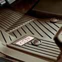 Easy-to-remove, patented two-piece rear floor liner Designed by GM for safety