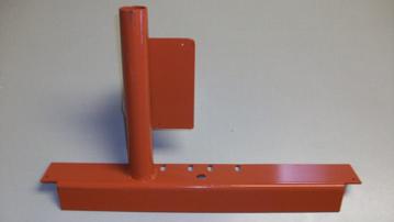 10. Install the top load cell bracket with Indicator Mounting Post.