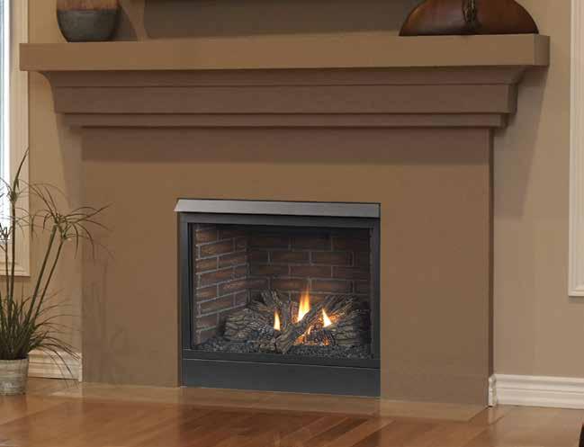 PATRIOT EVOKE EFFORTLESS GRACE A flexible, easy to install fireplace with a host of options, the Patriot model makes customizing your space effortless.
