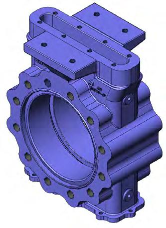 DESIGN CHARACTERISTICS 1 BODY (Fig. 3) One piece reinforced cast iron body. The body provides a full continuous flow.
